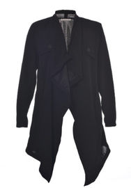 Elegant Ladies Stylish Coats , Warm Asymmetrical Hem Coat Autumn Winter