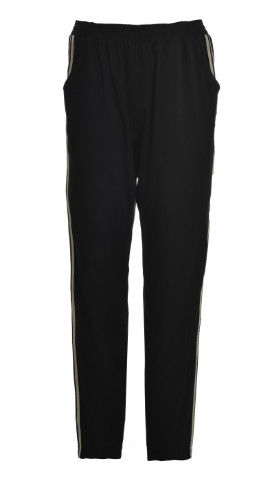 Lightweight Woven Fabric Ladies Slim Fit Trousers With Long Length Size XS-XXL